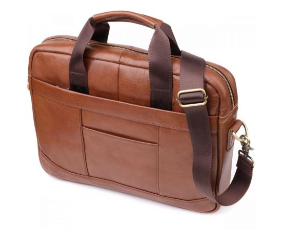 Купить Мужской деловой портфель из натуральной кожи Vintage 23038 Коричневый, фото , характеристики, отзывы