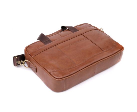 Купить Мужской деловой портфель из натуральной кожи Vintage 23038 Коричневый, фото , изображение 6, характеристики, отзывы