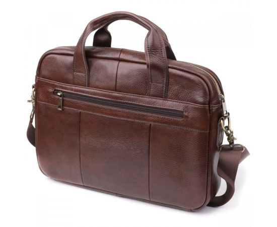 Купить Портфель для мужчин из натуральной кожи Vintage 23040 Коричневый, фото , изображение 2, характеристики, отзывы