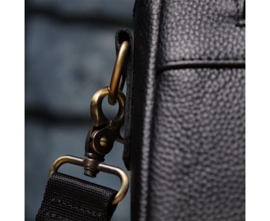 Купить Портфель для мужчин из натуральной кожи Vintage 23041 Черный, фото , изображение 12, характеристики, отзывы