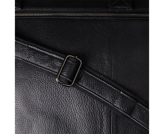 Купить Вместительный портфель для мужчин из натуральной кожи Vintage 23043 Черный, фото , изображение 13, характеристики, отзывы
