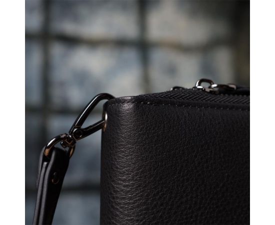 Купить Интересный мужской клатч из натуральной кожи Vintage 23063 Черный, фото , изображение 11, характеристики, отзывы