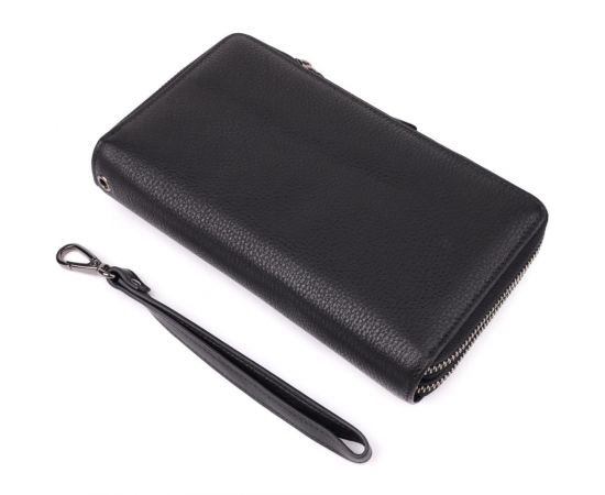 Купить Интересный мужской клатч из натуральной кожи Vintage 23063 Черный, фото , изображение 6, характеристики, отзывы