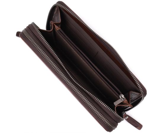 Купить Мужской клатч из натуральной кожи Vintage 23064 Коричневый, фото , изображение 6, характеристики, отзывы