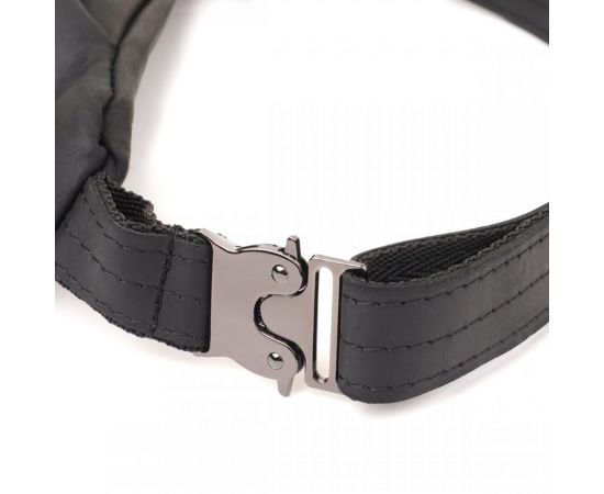 Купить Надежная сумка бананка для мужчин из винтажной натуральной кожи Shvigel 23138 Черный, фото , изображение 5, характеристики, отзывы