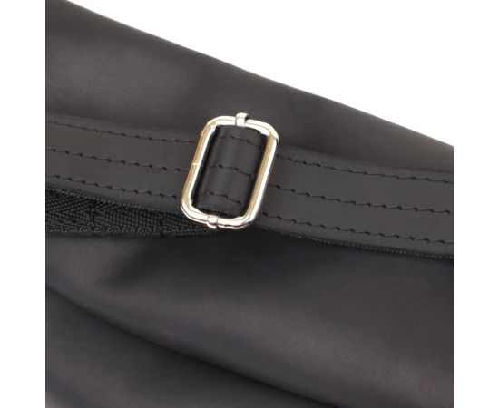 Купить Надежная сумка бананка для мужчин из винтажной натуральной кожи Shvigel 23138 Черный, фото , изображение 6, характеристики, отзывы