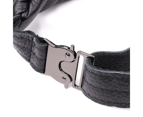 Купить Отменная сумка бананка из зернистой натуральной кожи Shvigel 23145 Черный, фото , изображение 6, характеристики, отзывы