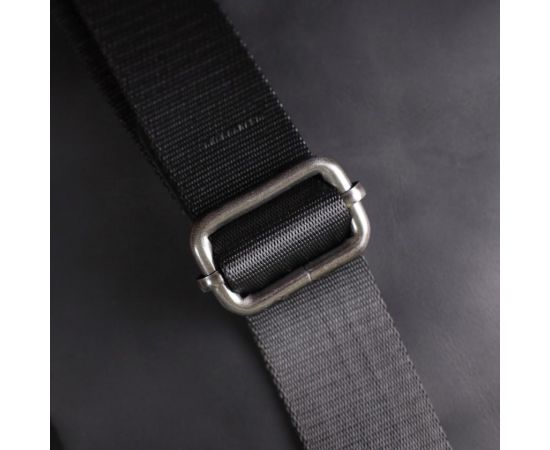 Купить Удобная сумка для мужчин на плечо из натуральной винтажной кожи Shvigel 23147 Черный, фото , изображение 11, характеристики, отзывы