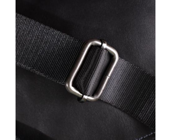 Купить Стильная и практичная мужская сумка на плечо из натуральной гладкой кожи Shvigel 23153 Черный, фото , изображение 11, характеристики, отзывы