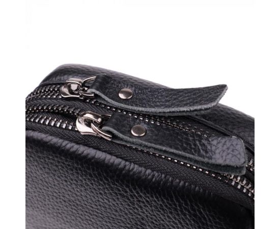 Придбати Небольшая слинг сумка для мужчин из натуральной кожи Vintage sale_15105 Черный, image , зображення 7, характеристики, відгуки