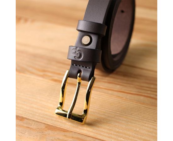 Купить Элегантный узкий кожаный ремень для женщин GRANDE PELLE 22952 Красный, фото , изображение 9, характеристики, отзывы