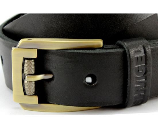 Купить Ремень SHVIGEL кожаный 00001 Черный, фото , изображение 3, характеристики, отзывы