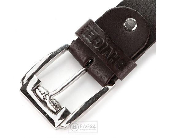 Купить Современный мужской ремень из натуральной кожи SHVIGEL 13785, фото , изображение 3, характеристики, отзывы
