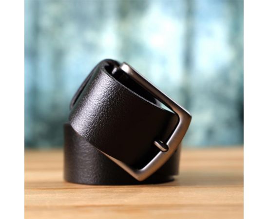 Купить Надежный мужской ремень из натуральной кожи BOND 22950 Черный, фото , изображение 10, характеристики, отзывы