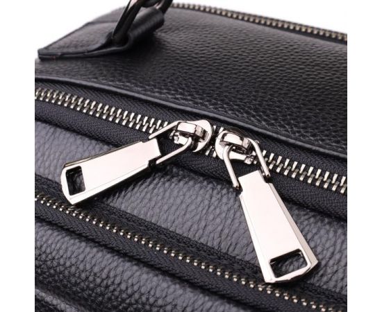 Придбати Многофункциональный рюкзак для мужчин из натуральной кожи Vintage 23044 Черный, image , зображення 8, характеристики, відгуки