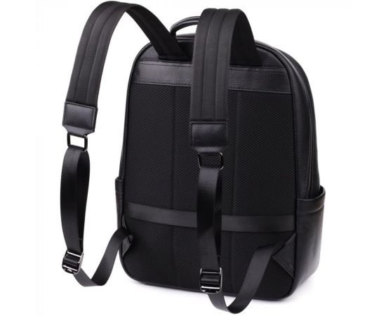 Придбати Вместительный рюкзак для мужчин из натуральной кожи Vintage 23045 Черный, image , зображення 2, характеристики, відгуки