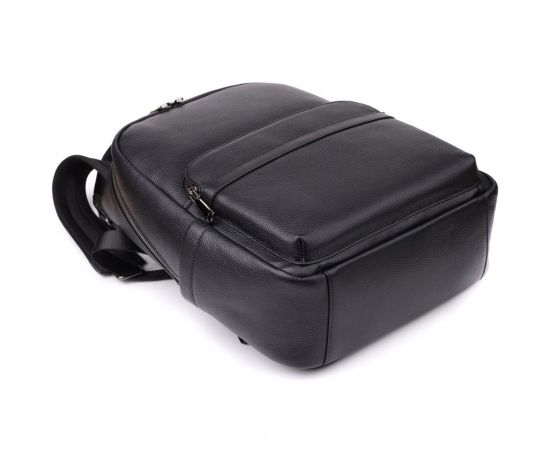 Придбати Вместительный рюкзак для мужчин из натуральной кожи Vintage 23045 Черный, image , зображення 6, характеристики, відгуки