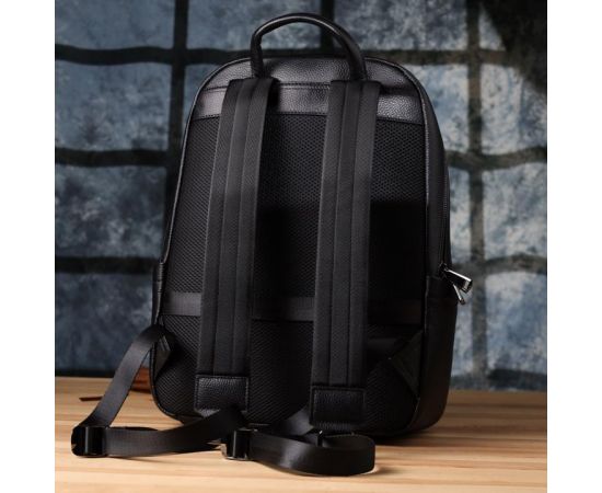 Придбати Вместительный рюкзак для мужчин из натуральной кожи Vintage 23045 Черный, image , зображення 10, характеристики, відгуки