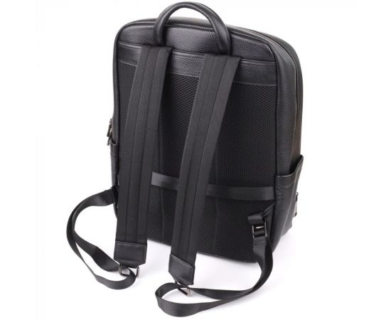 Придбати Городской рюкзак унисекс из натуральной кожи Vintage 23046 Черный, image , зображення 2, характеристики, відгуки