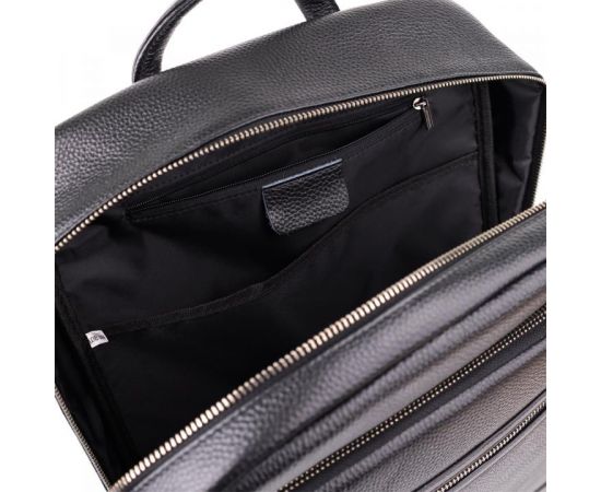 Придбати Городской рюкзак унисекс из натуральной кожи Vintage 23046 Черный, image , зображення 7, характеристики, відгуки