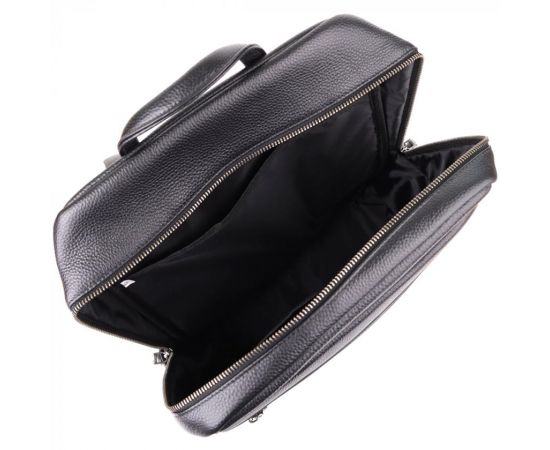 Придбати Городской рюкзак унисекс из натуральной кожи Vintage 23046 Черный, image , зображення 9, характеристики, відгуки