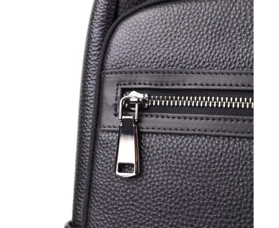 Придбати Городской рюкзак унисекс из натуральной кожи Vintage 23046 Черный, image , зображення 10, характеристики, відгуки