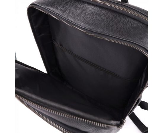 Придбати Мужской рюкзак из натуральной кожи Vintage 23051 Черный, image , зображення 7, характеристики, відгуки