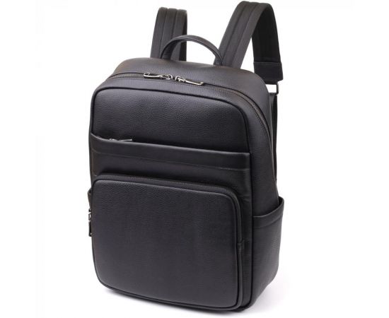 Придбати Мужской рюкзак из натуральной кожи Vintage 23052 Черный, image , характеристики, відгуки