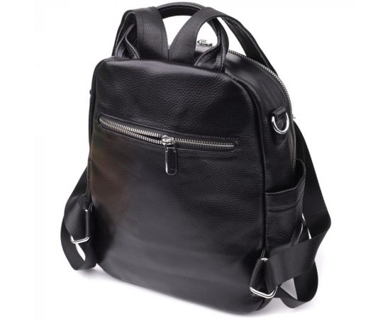 Придбати Женский рюкзак из натуральной кожи Vintage 23055 Черный, image , зображення 2, характеристики, відгуки