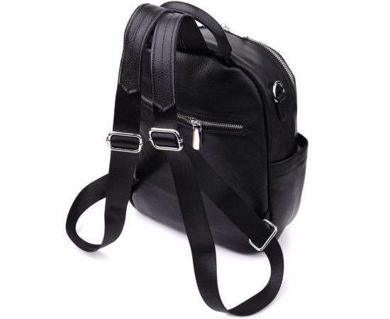 Придбати Женский рюкзак из натуральной кожи Vintage 23057 Черный, image , зображення 2, характеристики, відгуки