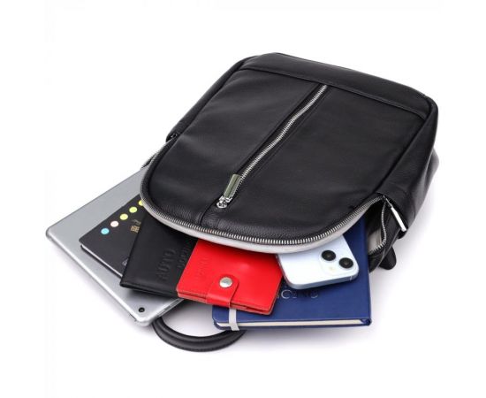 Придбати Женский рюкзак из натуральной кожи Vintage 23057 Черный, image , зображення 9, характеристики, відгуки