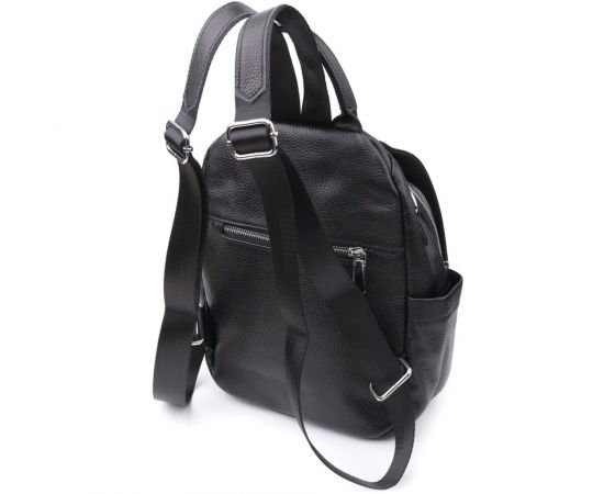 Придбати Женский рюкзак из натуральной кожи Vintage 23058 Черный, image , зображення 2, характеристики, відгуки