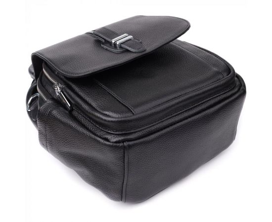 Придбати Женский рюкзак из натуральной кожи Vintage 23058 Черный, image , зображення 5, характеристики, відгуки