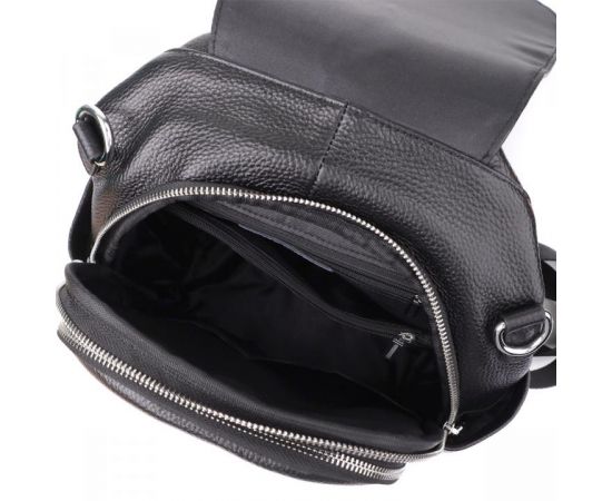 Придбати Женский рюкзак из натуральной кожи Vintage 23058 Черный, image , зображення 9, характеристики, відгуки