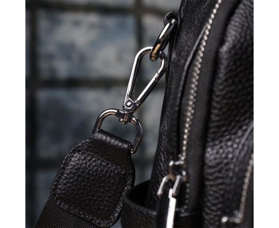 Придбати Женский рюкзак из натуральной кожи Vintage 23059 Черный, image , зображення 12, характеристики, відгуки