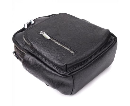 Придбати Женский рюкзак из натуральной кожи Vintage 23059 Черный, image , зображення 5, характеристики, відгуки