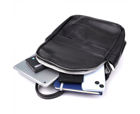 Придбати Женский рюкзак из натуральной кожи Vintage 23060 Черный, image , зображення 8, характеристики, відгуки