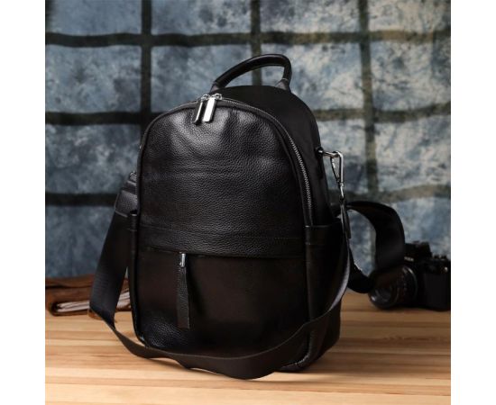 Придбати Женский рюкзак из натуральной кожи Vintage 23060 Черный, image , зображення 9, характеристики, відгуки