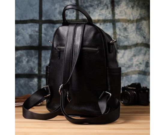 Придбати Женский рюкзак из натуральной кожи Vintage 23060 Черный, image , зображення 10, характеристики, відгуки