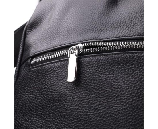 Придбати Классический женский рюкзак из натуральной кожи Vintage 23061 Черный, image , зображення 6, характеристики, відгуки