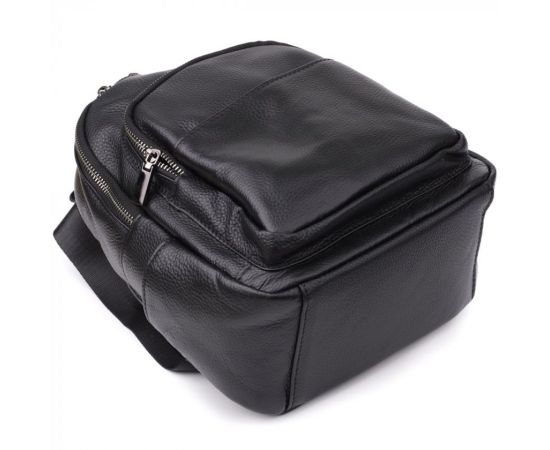 Придбати Женский рюкзак из натуральной кожи Vintage 23062 Черный, image , зображення 5, характеристики, відгуки