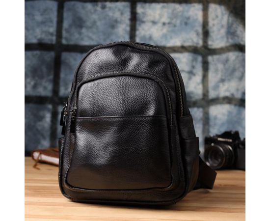 Придбати Женский рюкзак из натуральной кожи Vintage 23062 Черный, image , зображення 9, характеристики, відгуки