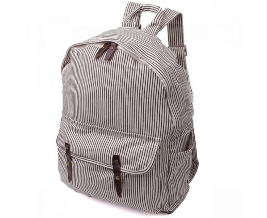 Придбати Летний женский рюкзак с качественного текстиля Vintage sale_15077 Молочный, image , характеристики, відгуки