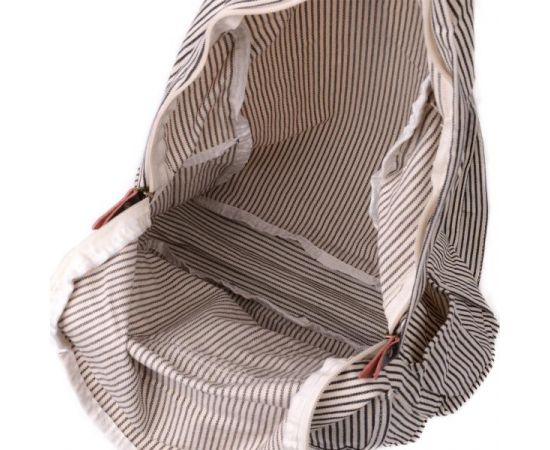 Придбати Летний женский рюкзак с качественного текстиля Vintage sale_15077 Молочный, image , зображення 4, характеристики, відгуки