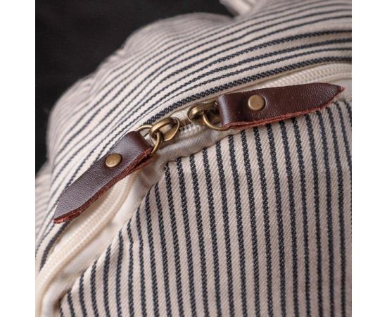 Придбати Летний женский рюкзак с качественного текстиля Vintage sale_15077 Молочный, image , зображення 8, характеристики, відгуки