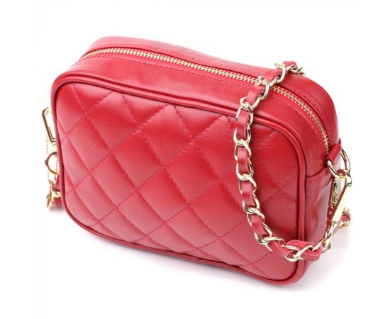 Придбати Сумка в ромбы из натуральной кожи Tony Perotti 20838_1 (CA006-01DR dk red) Красный, image , характеристики, відгуки