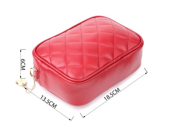 Придбати Сумка в ромбы из натуральной кожи Tony Perotti 20838_1 (CA006-01DR dk red) Красный, image , зображення 3, характеристики, відгуки