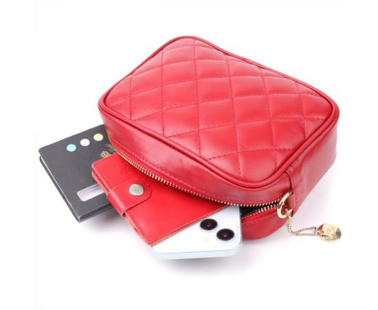 Придбати Сумка в ромбы из натуральной кожи Tony Perotti 20838_1 (CA006-01DR dk red) Красный, image , зображення 9, характеристики, відгуки