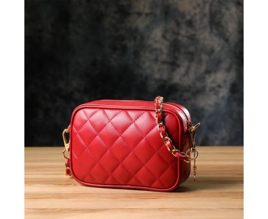 Придбати Сумка в ромбы из натуральной кожи Tony Perotti 20838_1 (CA006-01DR dk red) Красный, image , зображення 10, характеристики, відгуки