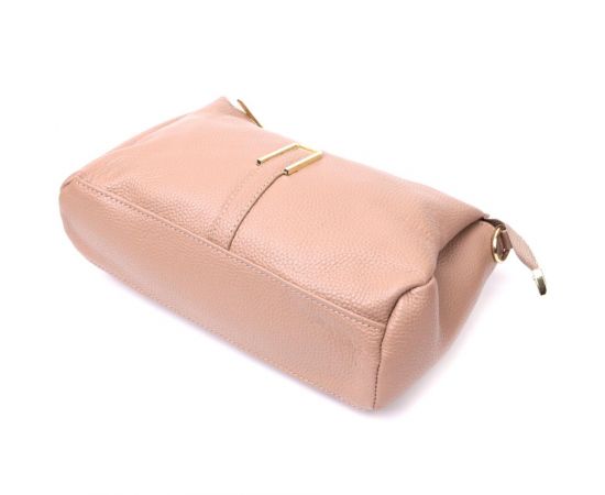 Купить Оригинальная сумка через плече из натуральной кожи Vintage 22289 Бежевая, фото , изображение 5, характеристики, отзывы